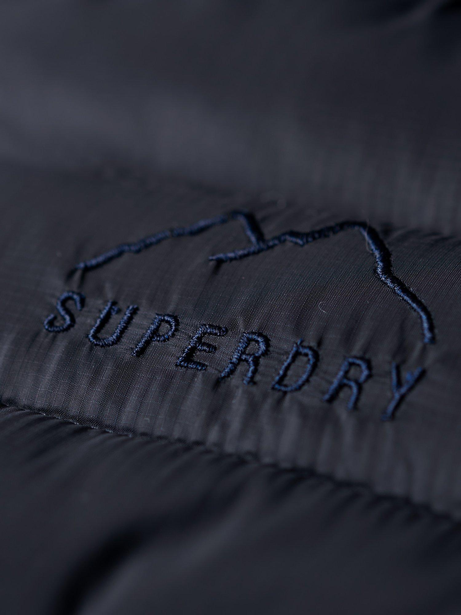 Product image 3 of 5, which shows Superdry Hooded Fuji Sport Padded Jacket, Eclipse Navy, S