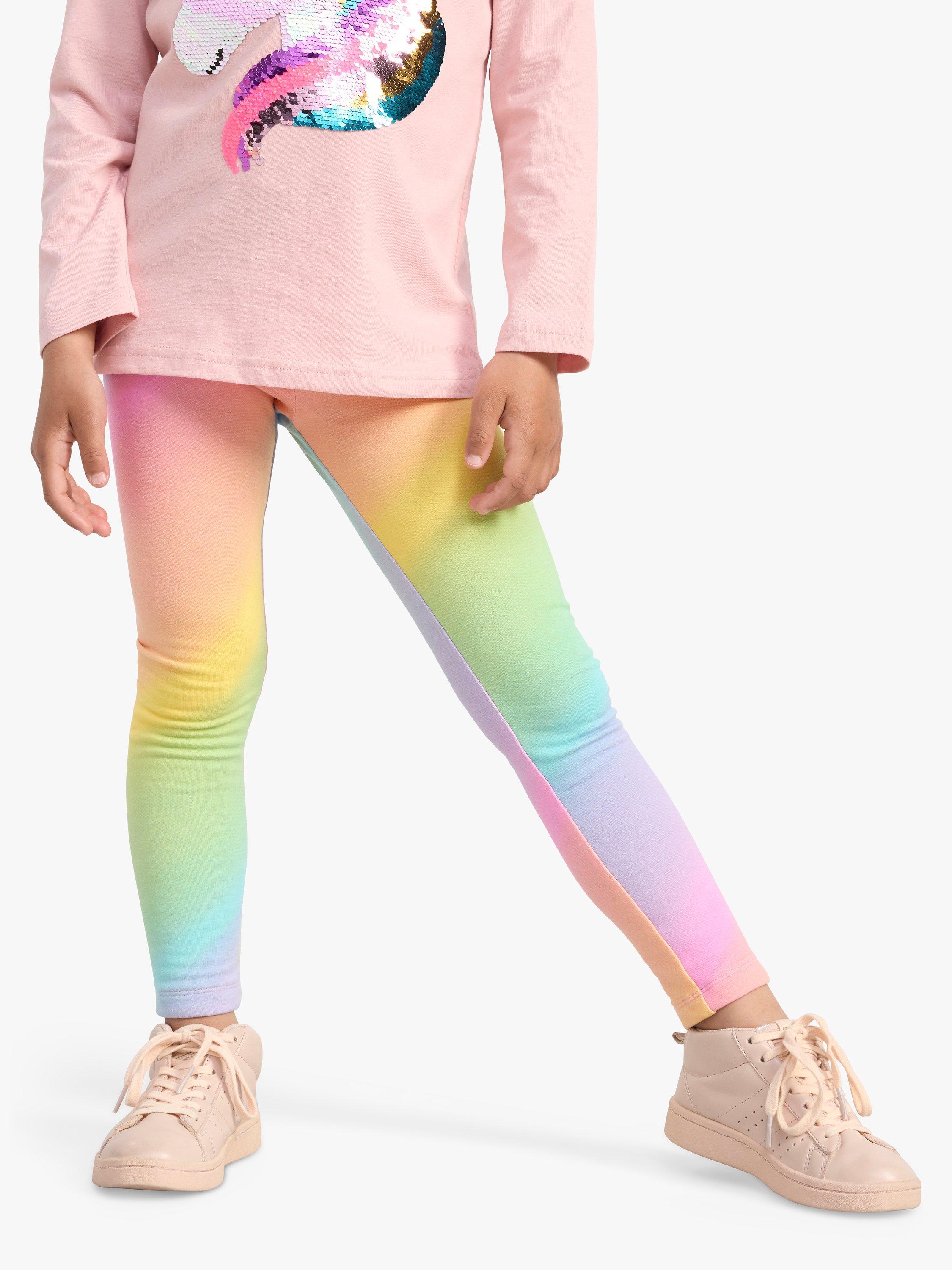 Rainbow tights kids hotsell