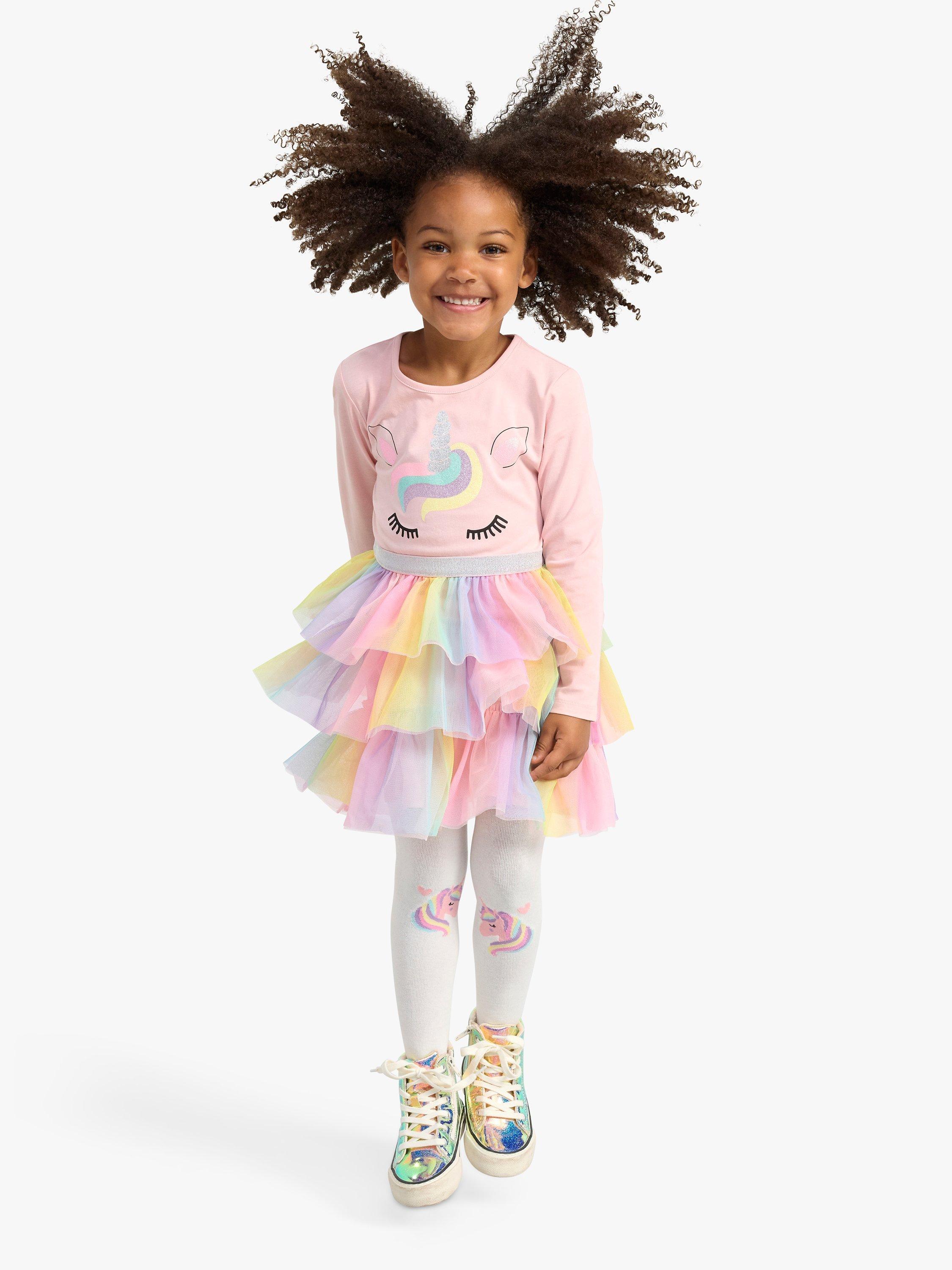 Pink unicorn dress best sale