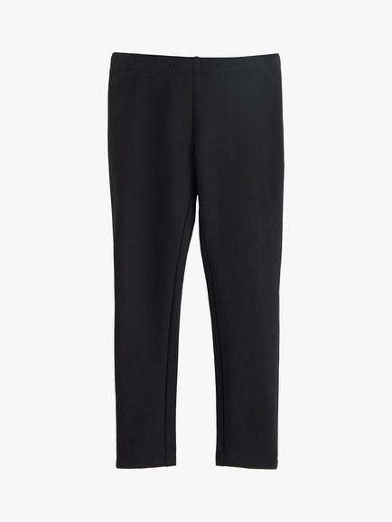 Lindex Kids' Durable Cotton Blend Leggings, Black