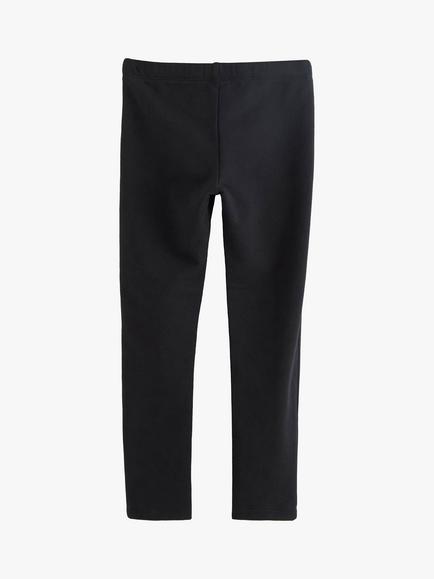 Lindex Kids' Durable Cotton Blend Leggings - view 2, Black