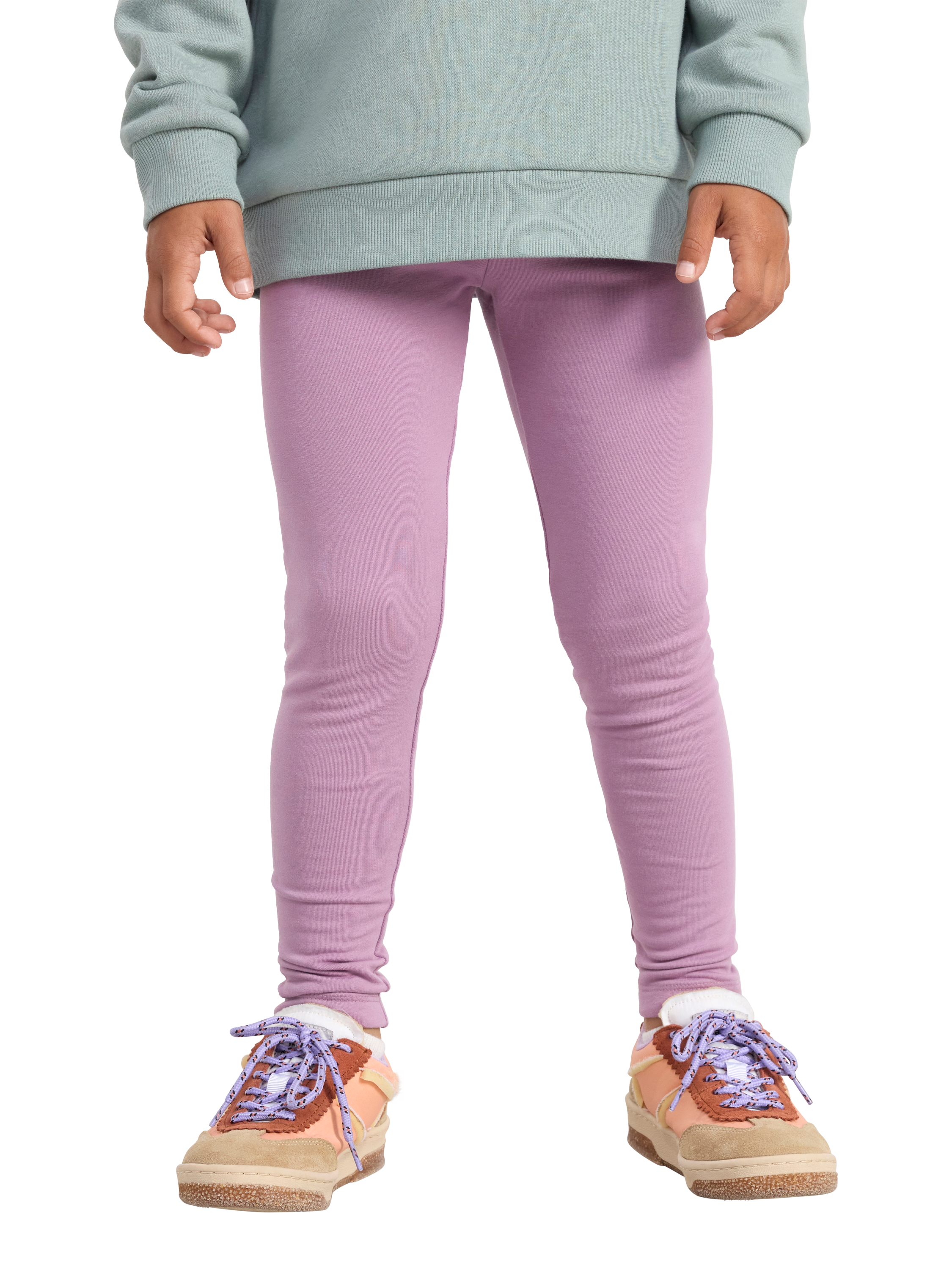 Lindex Kids' Basic Leggings, Lilac