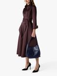 Jasper Conran London Blythe Full Skirt Midi Shirt Dress