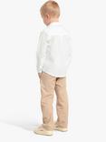 Lindex Kids' Preppy Oxford Long Sleeve Shirt, White