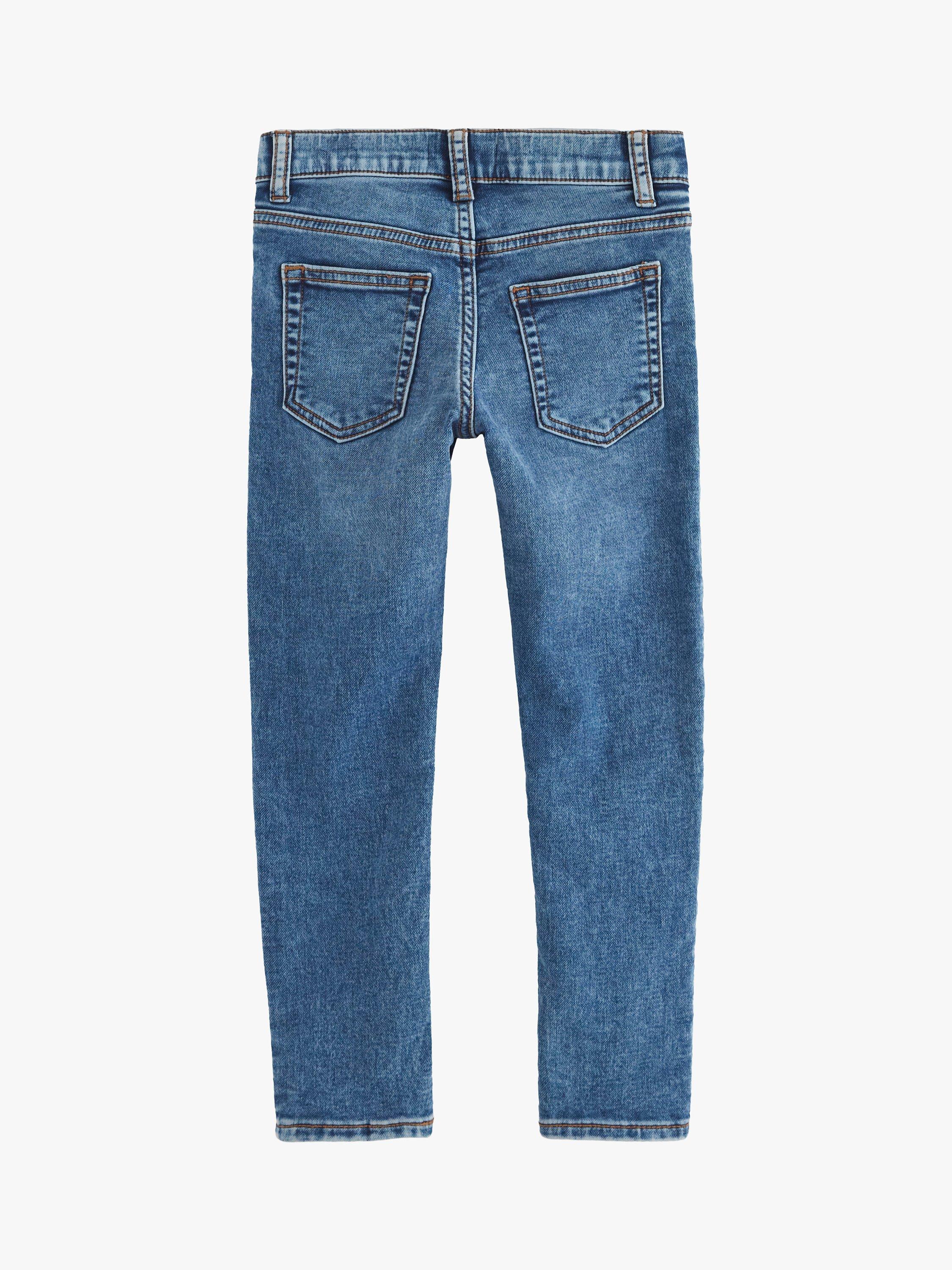 Product image 6 of 6, which shows Lindex Kids' Mid Wash Slim Jeans, Blue, 2 years