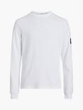 Calvin Klein Crew Neck Badge Sweatshirt Bright White
