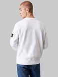 Calvin Klein Crew Neck Badge Sweatshirt Bright White
