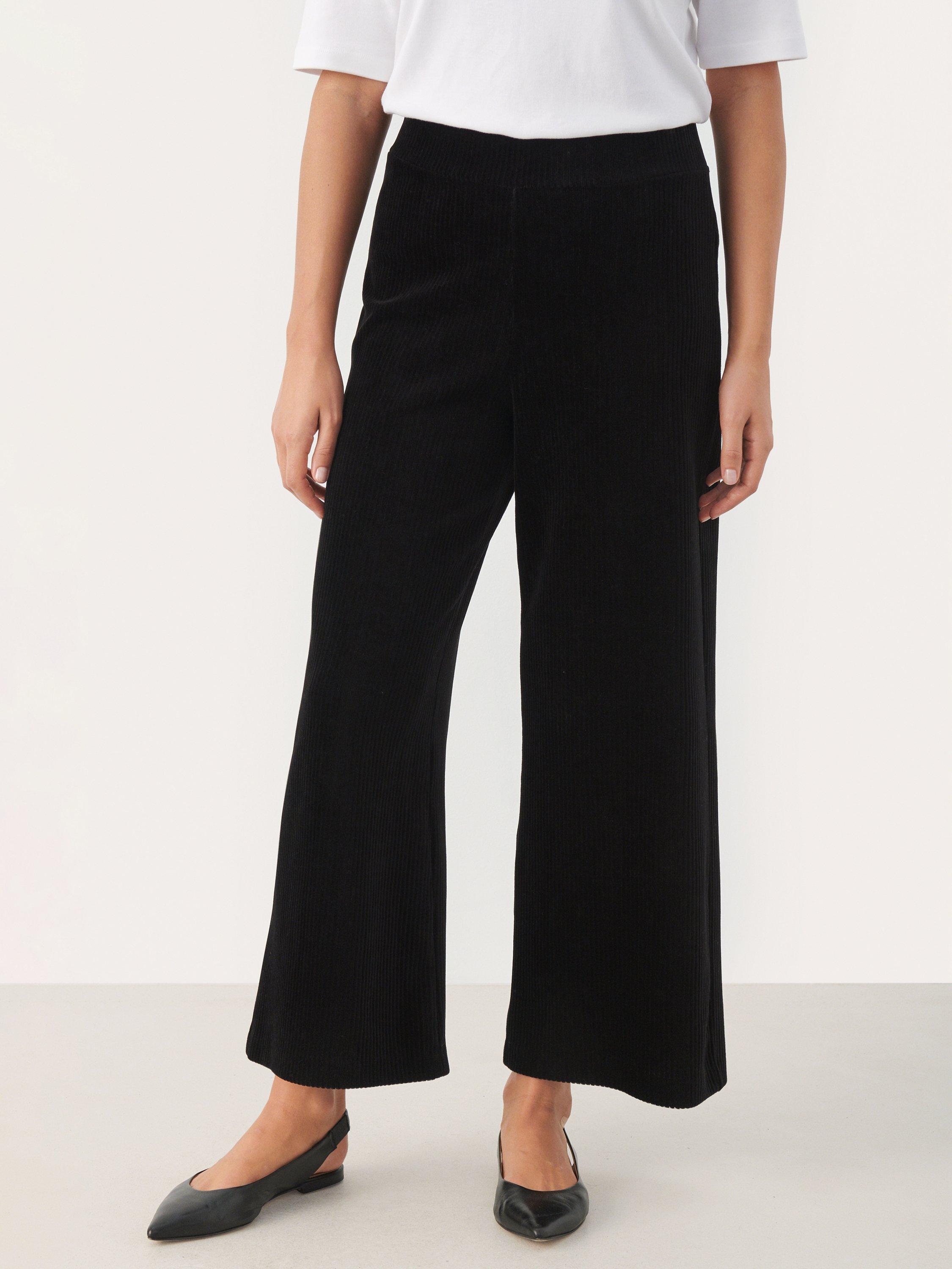 Part Two Illisanna Corduroy Trousers, Black