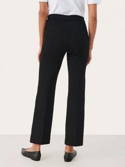 Part Two Ponta Cropped Comfort Waist Trousers - view 2, Black
