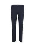 Part Two Ponta Cropped Comfort Waist Trousers, Dark Navy