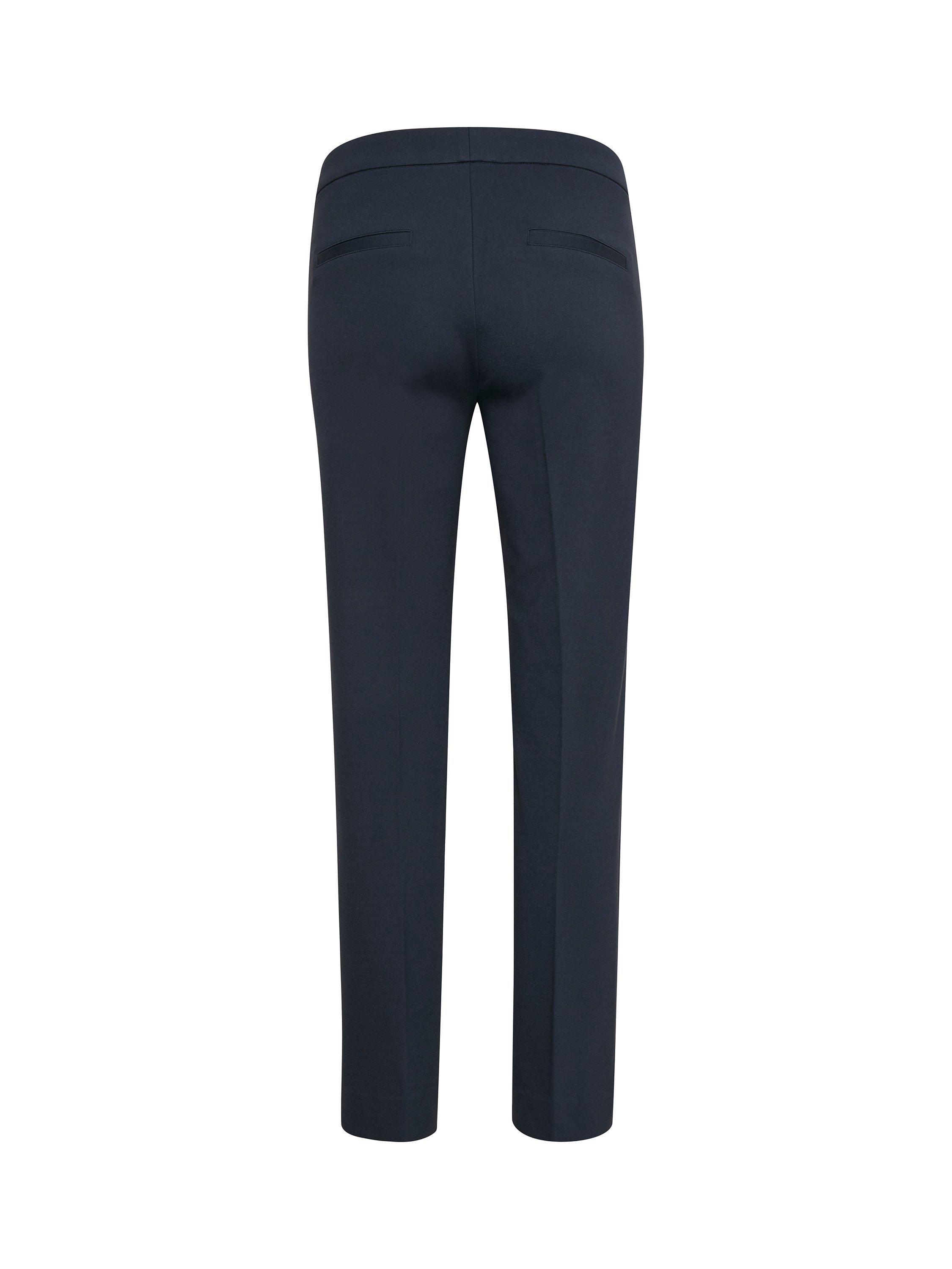 Product image 2 of 3, which shows Part Two Ponta Cropped Comfort Waist Trousers, Dark Navy, 14