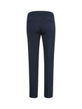 Part Two Ponta Cropped Comfort Waist Trousers, Dark Navy