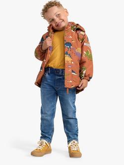 Lindex Kids' Playful Water Repellent Padded Jacket, Yellow, Yellow