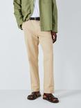 John Lewis Straight Fit Cotton Linen Chinos