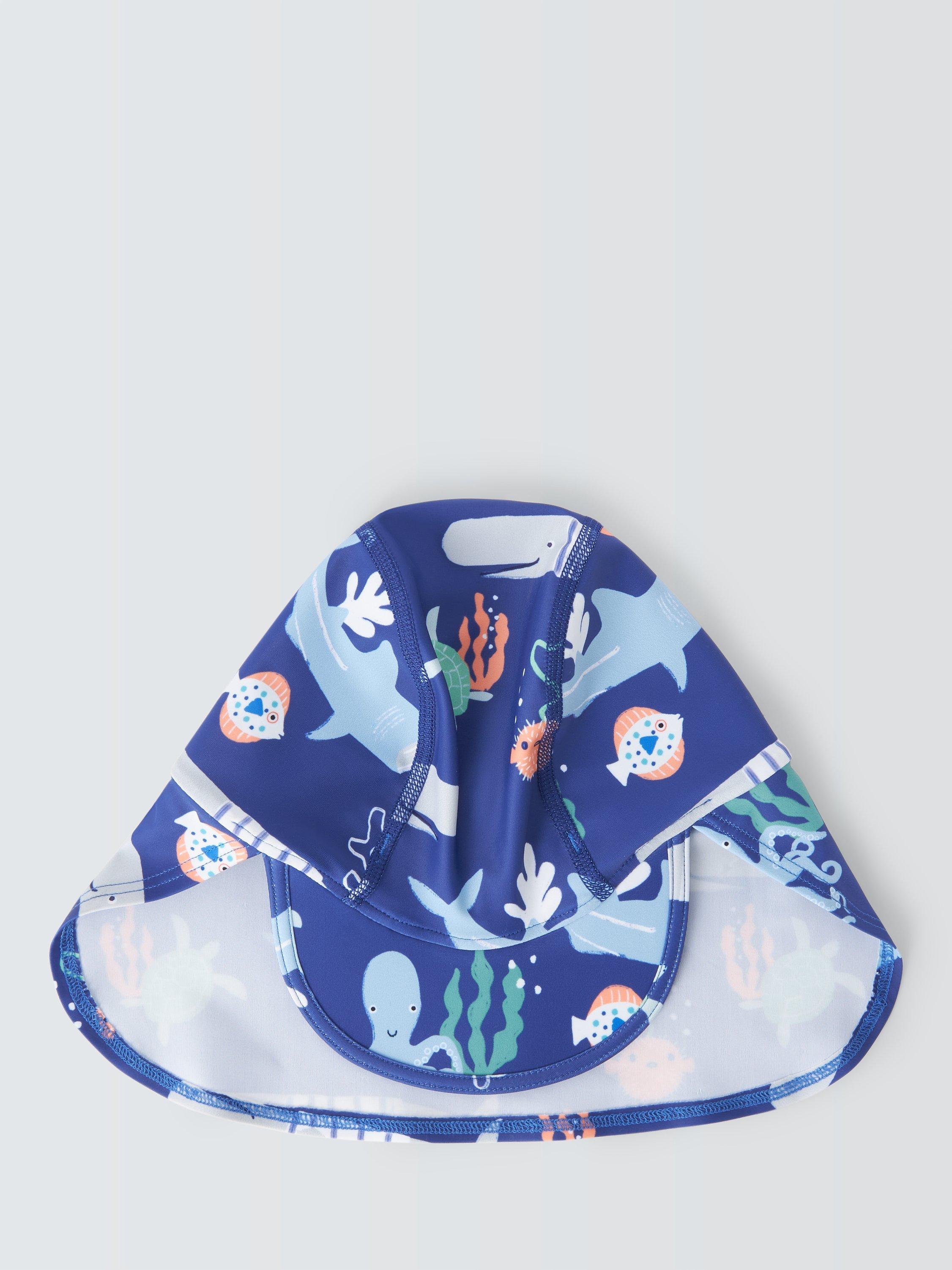 John Lewis Baby Fishing Keppi Hat, Navy, 6-12 months