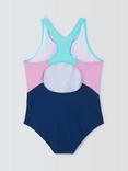 John Lewis Kids' Colour Block Swimsuit, Multi