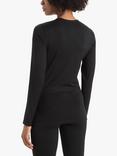 Icebreaker Women's 200 Oasis Base Layer Crewe Thermal Top, Black