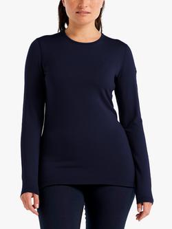 Icebreaker 260 Tech Long Sleeve Crew Neck Base Layer Top, Navy