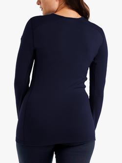 Icebreaker 260 Tech Long Sleeve Crew Neck Base Layer Top - view 2, Navy