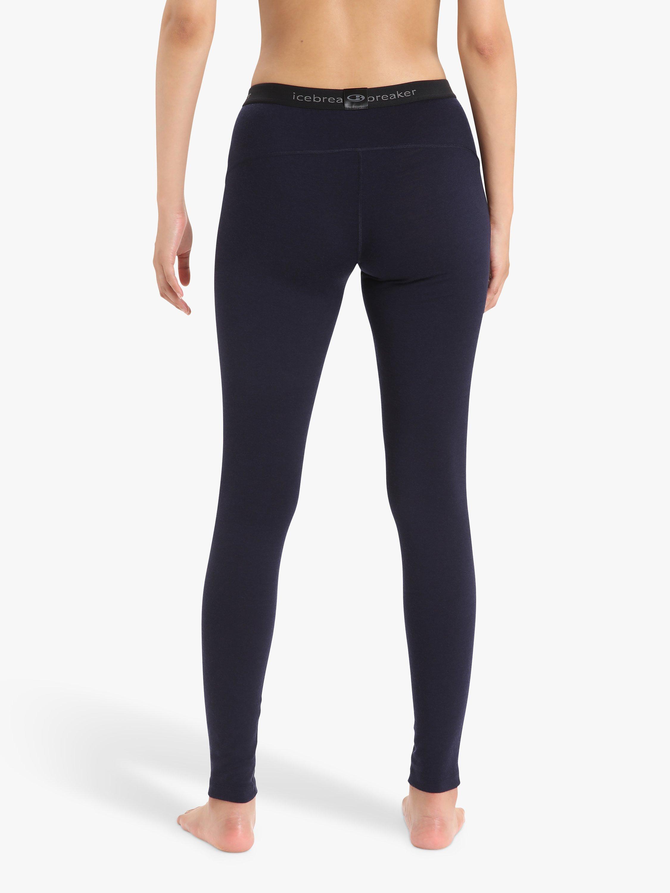 Product image 2 of 7, which shows Icebreaker Women's 200 Oasis Base Layer Leggings, Navy, XS