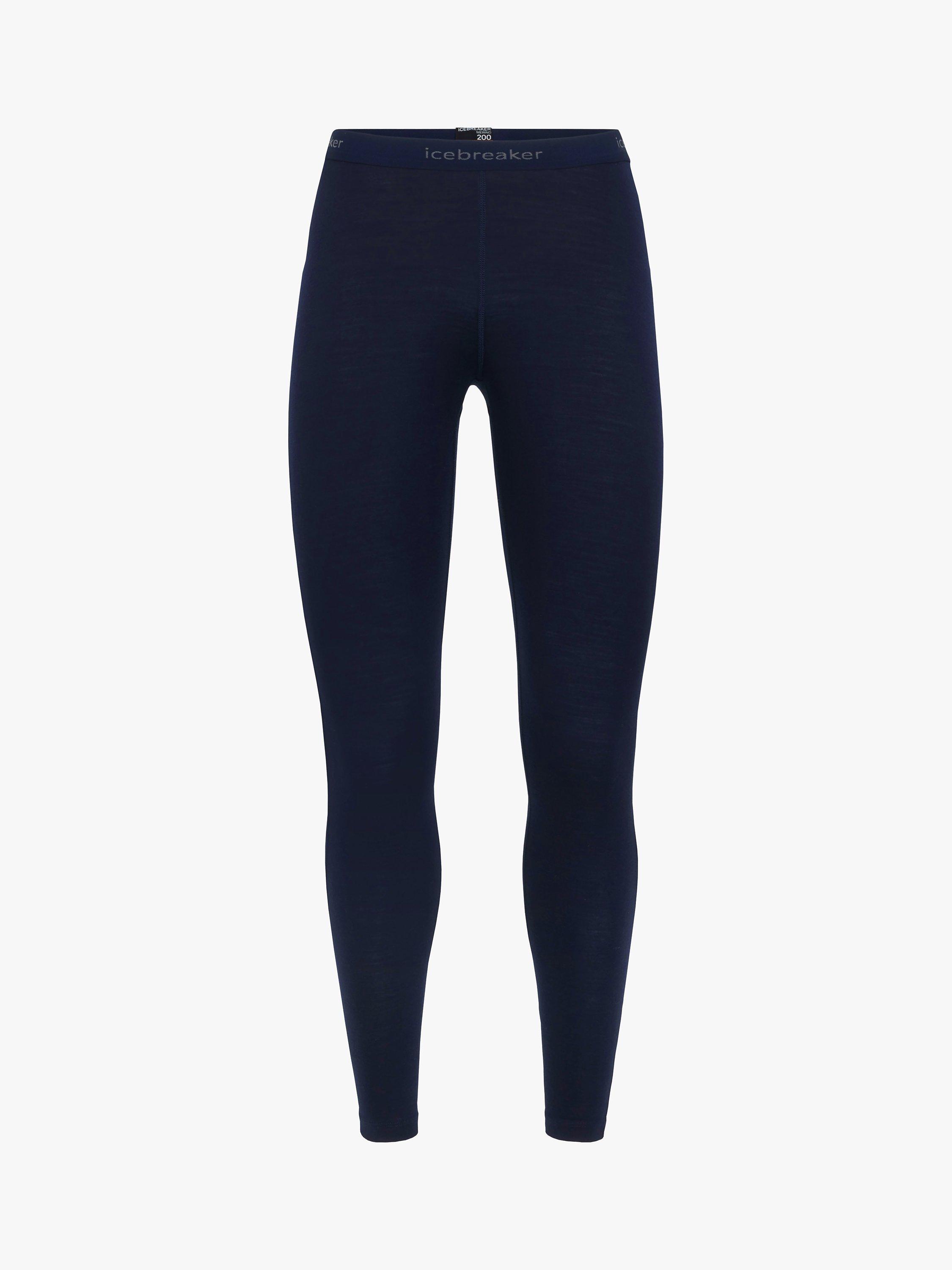 Product image 3 of 7, which shows Icebreaker Women's 200 Oasis Base Layer Leggings, Navy, XS