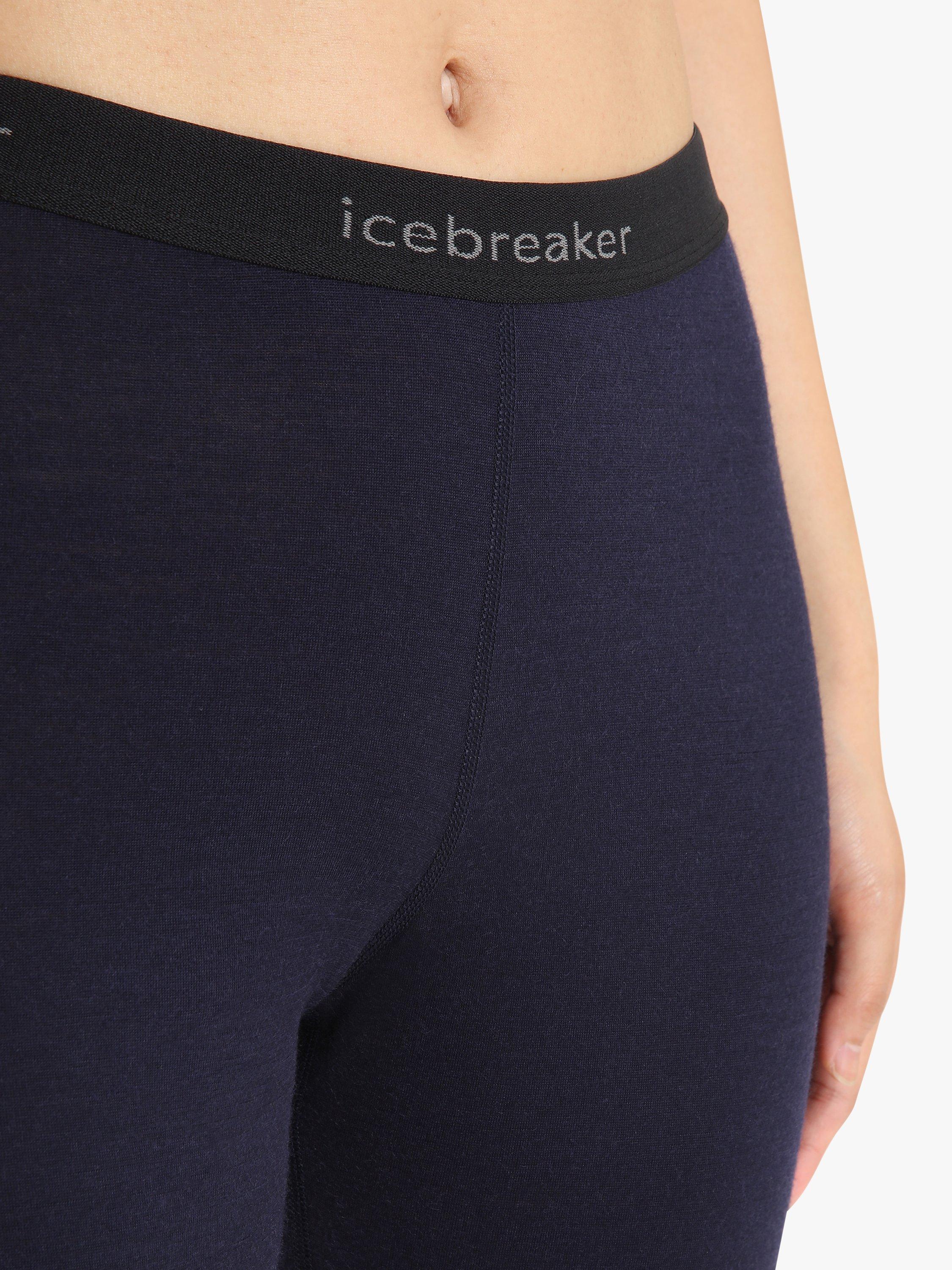 Product image 4 of 7, which shows Icebreaker Women's 200 Oasis Base Layer Leggings, Navy, XS