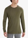 Icebreaker Men's 200 Oasis Crew Neck Base Layer Top, Khaki