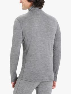 Icebreaker Men's 200 Oasis  Zip Neck Base Layer Top - view 2, Khaki