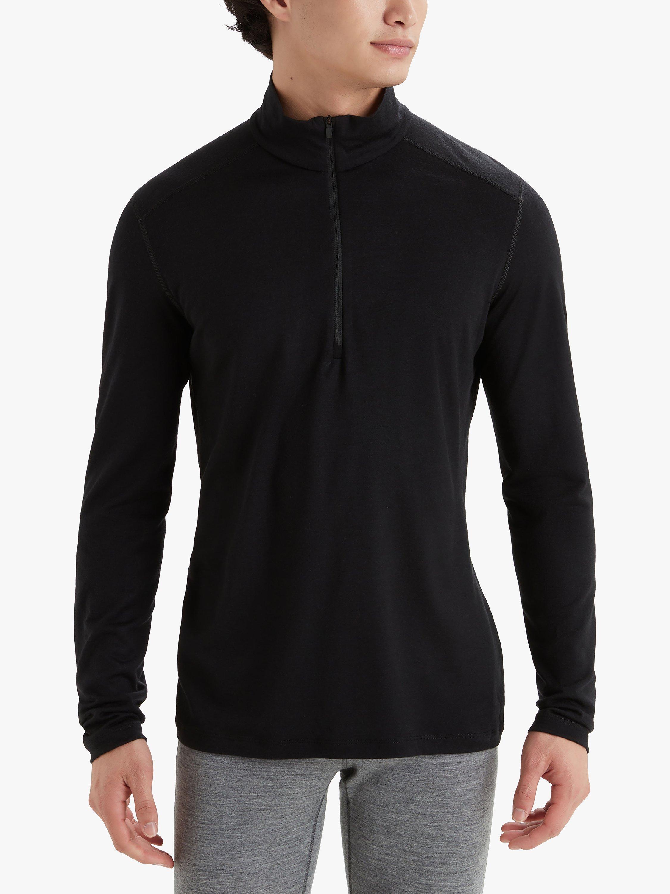 Icebreaker Men's 200 Oasis  Zip Neck Base Layer Top