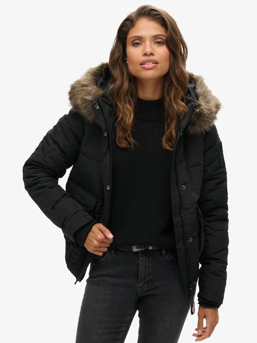 Hooded puffer bomber jacket hotsell