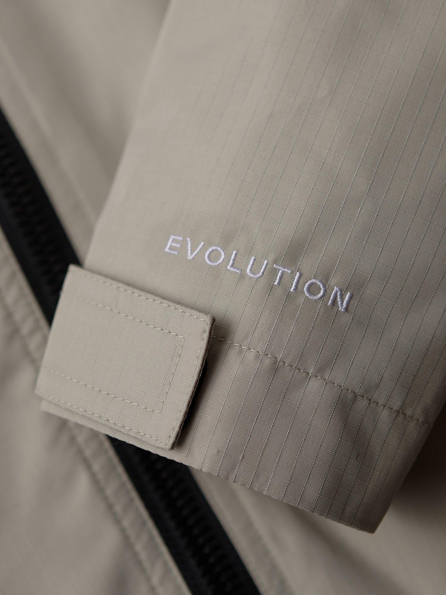 Product image 3 of 7, which shows Superdry Code SD-Windcheater Jacket, Willow Grey Grid, 6
