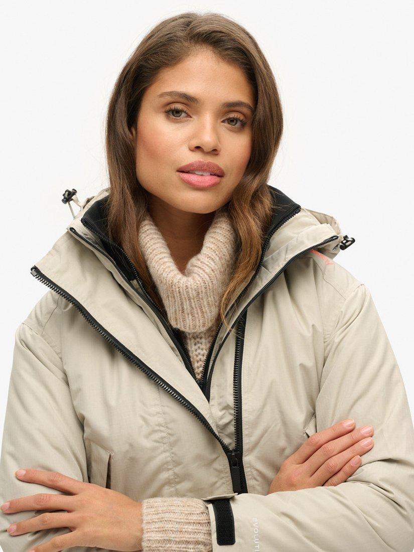 Product image 7 of 7, which shows Superdry Code SD-Windcheater Jacket, Willow Grey Grid, 6