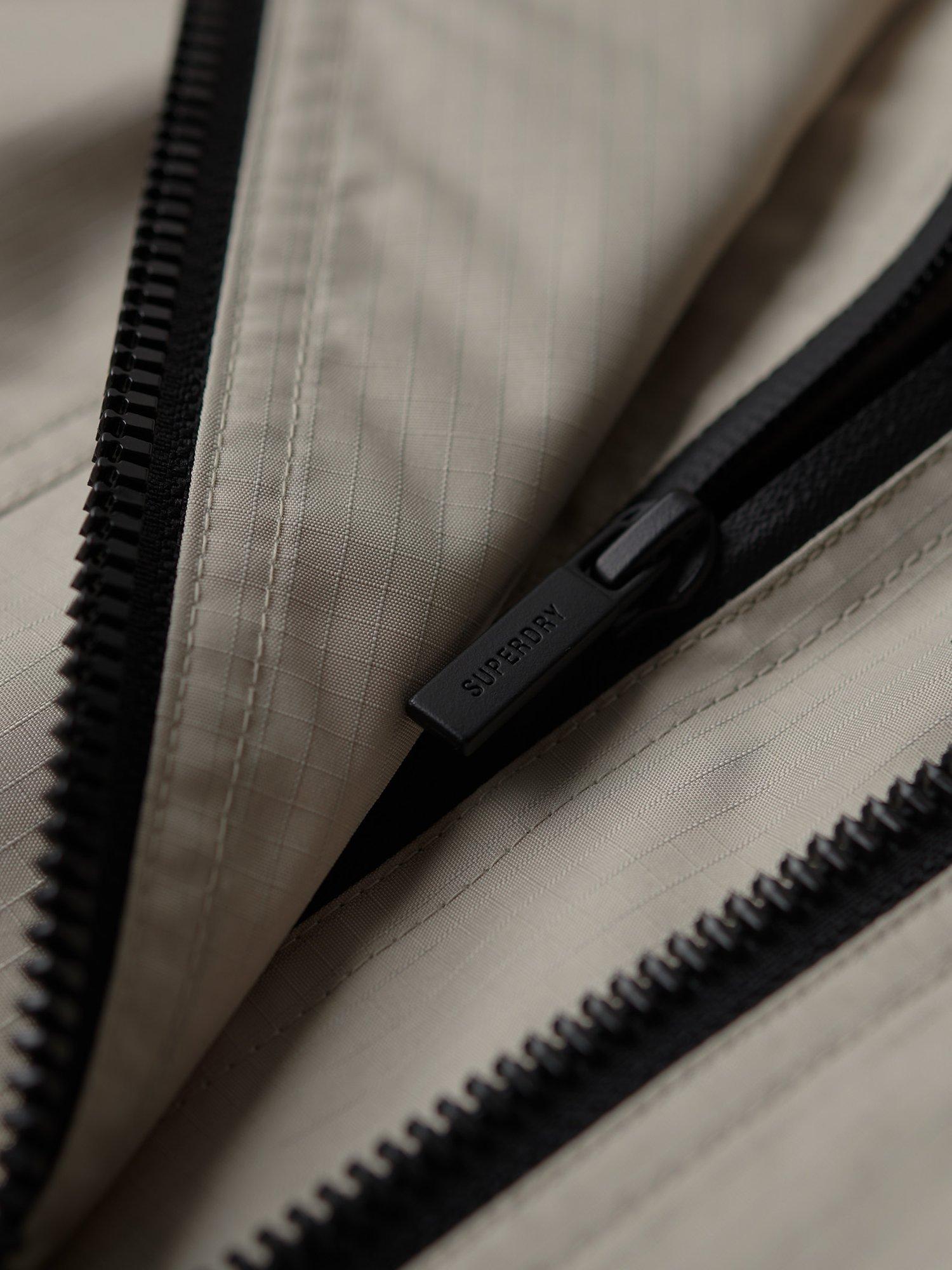 Product image 5 of 7, which shows Superdry Code SD-Windcheater Jacket, Willow Grey Grid, 6