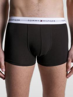 Tommy Hilfiger Essential Repeat Logo Trunks, Pack of 5, Black - view 2, Black