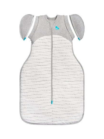Love to Dream Swaddle Up Transition Baby Sleeping Bag, 2.5 Tog, Dreamer White, Dreamer White