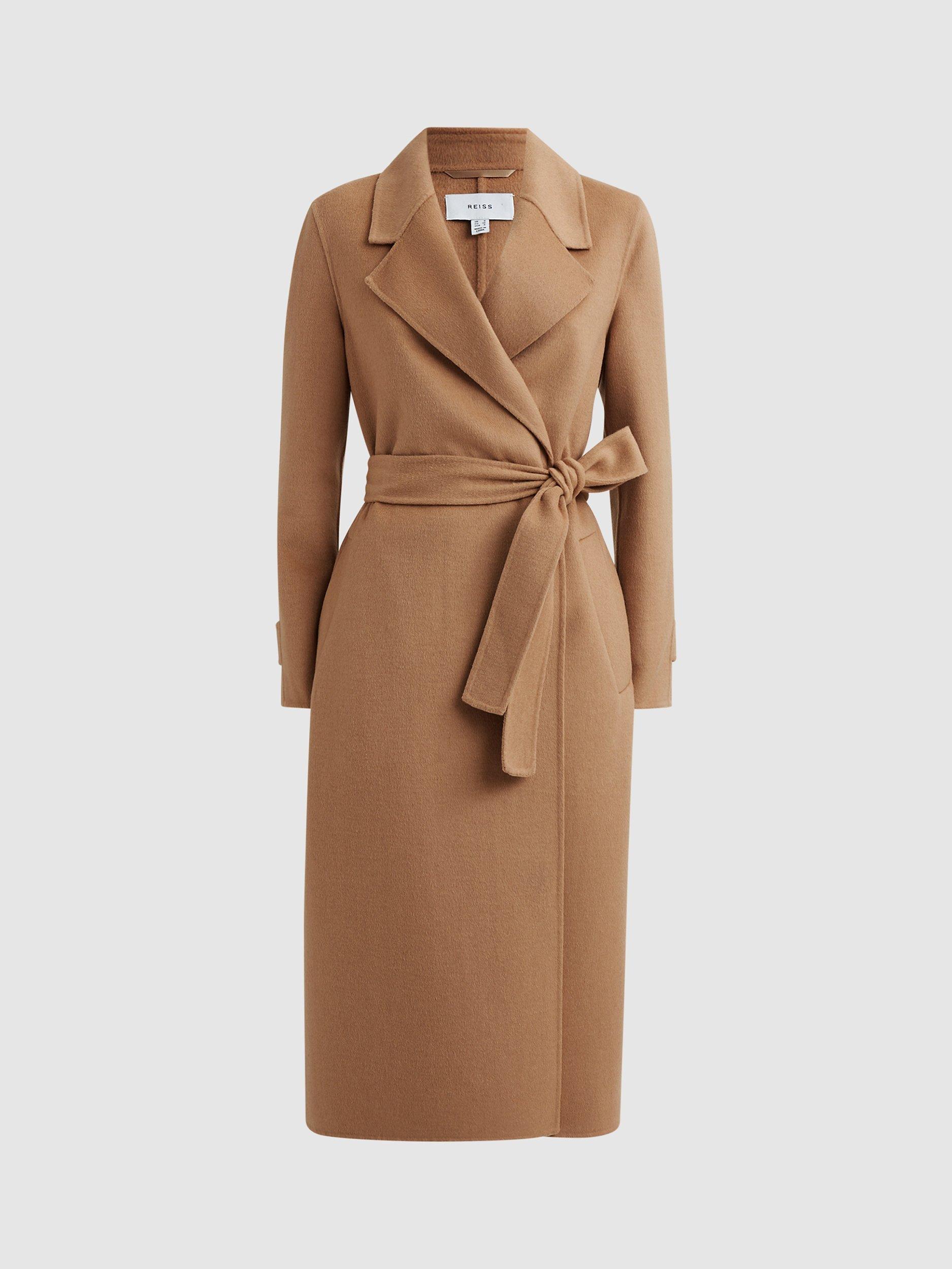 Petite wool coat camel clearance