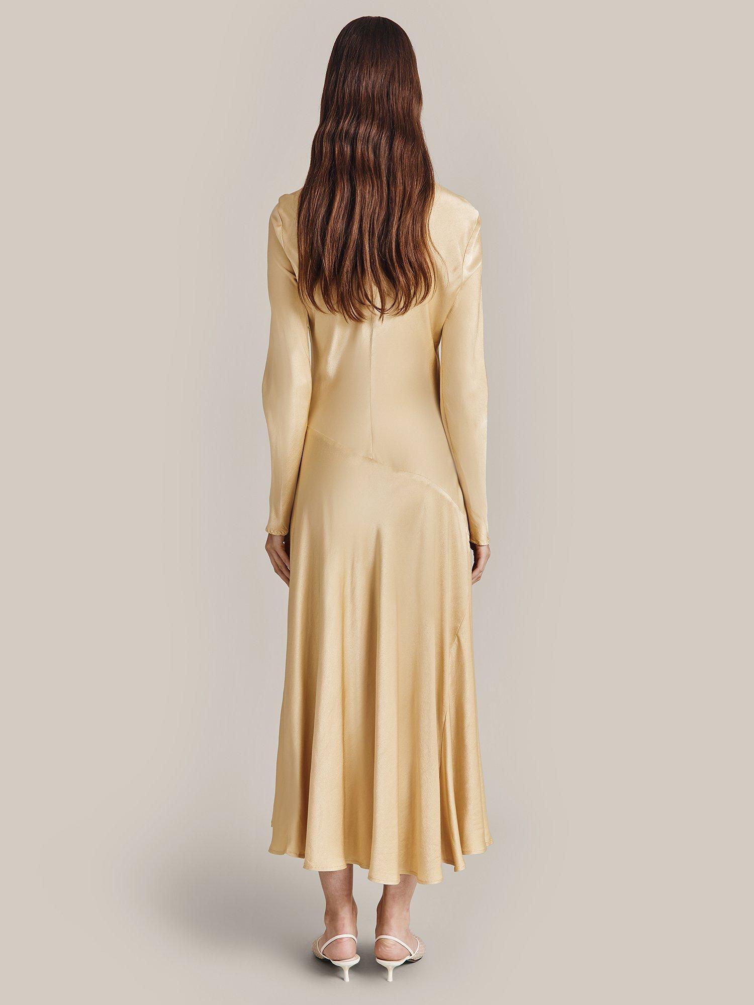 Ghost midi dress hotsell