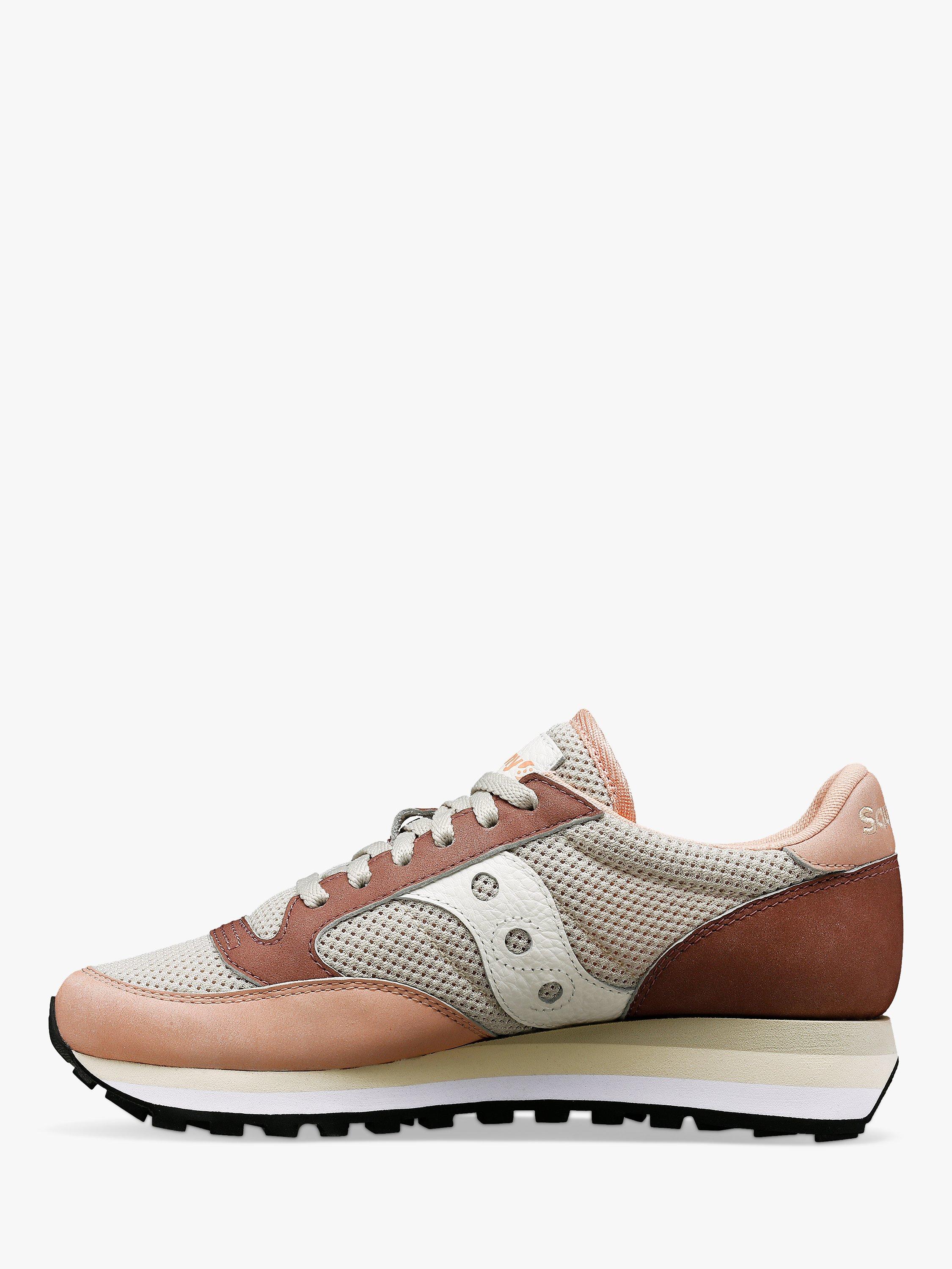 Saucony Jazz Triple Mesh Leather Blend Trainers Pink Multi 6