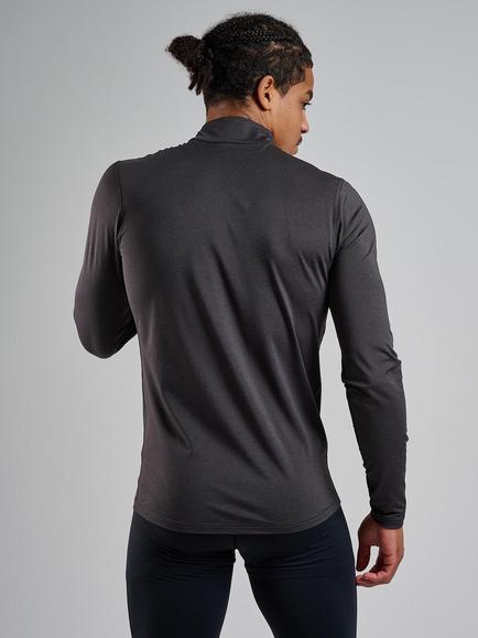 Montane Dart XT Thermal Zip Neck Long Sleeved Top - view 2, Midnight Grey