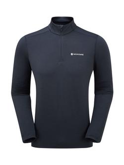 Montane Dart XT Thermal Zip Neck Long Sleeved Top, Eclipse Blue