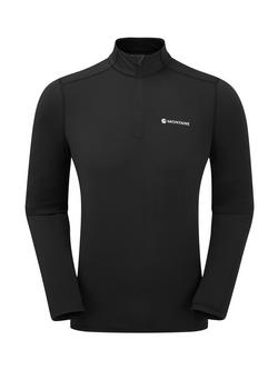 Montane Dart XT Thermal Zip Neck Long Sleeved Top - view 2, Black