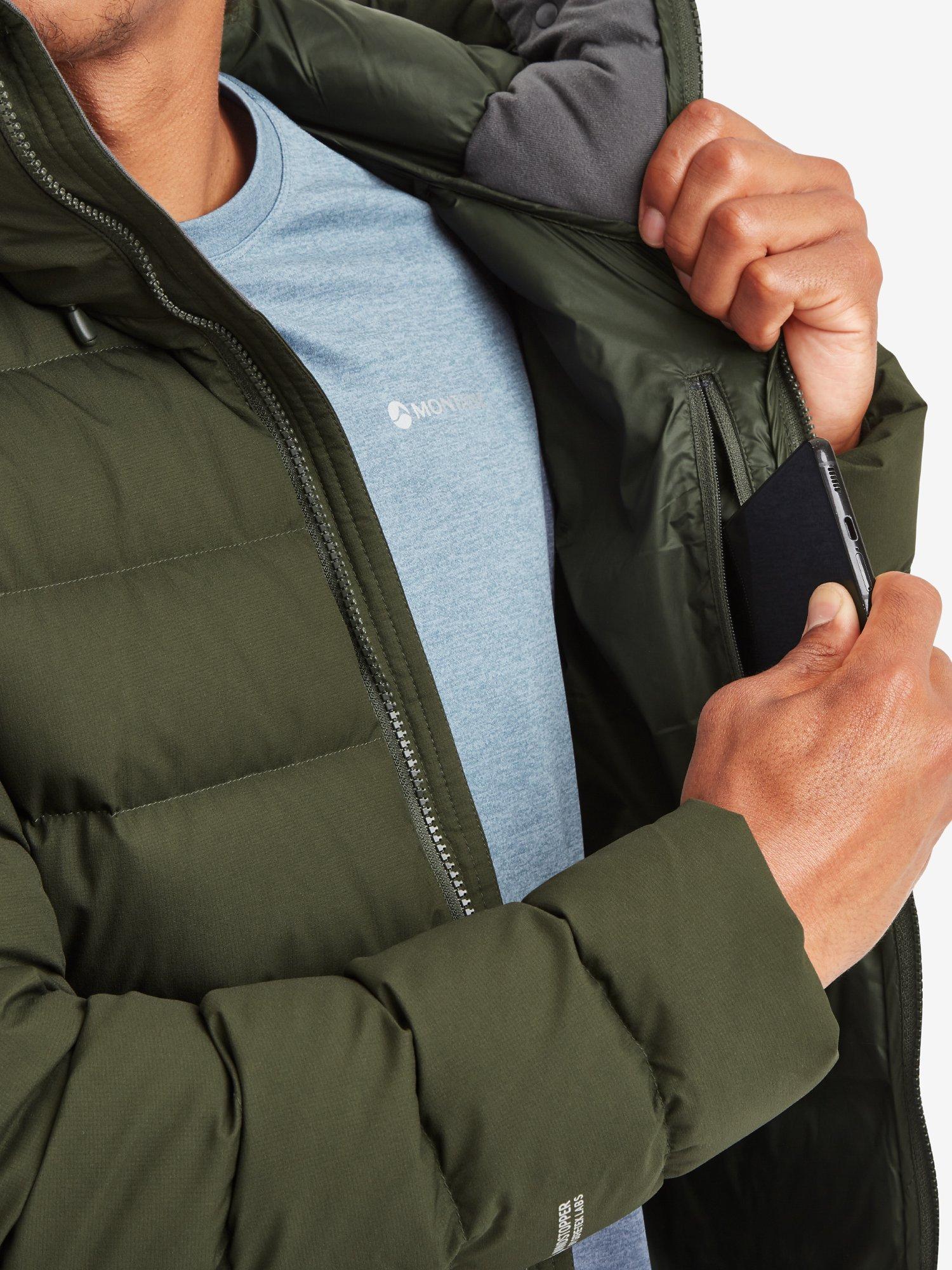 Product image 11 of 11, which shows Montane Resolve XT Men's Gore-Tex Jacket, Oak Green, S