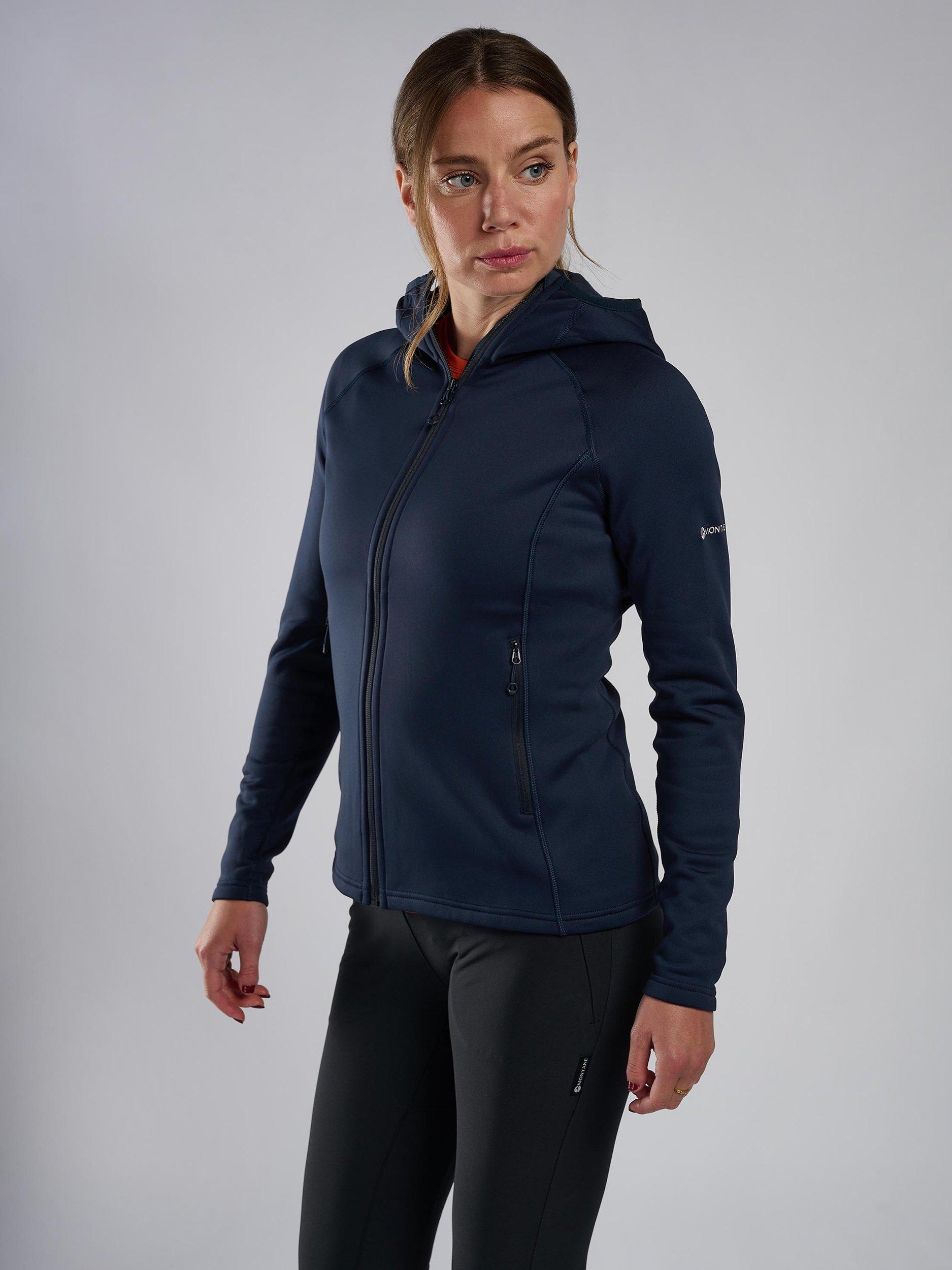 Product image 6 of 7, which shows Montane Fury Full Zip Fleece Hoodie, Eclipse Blue, 8