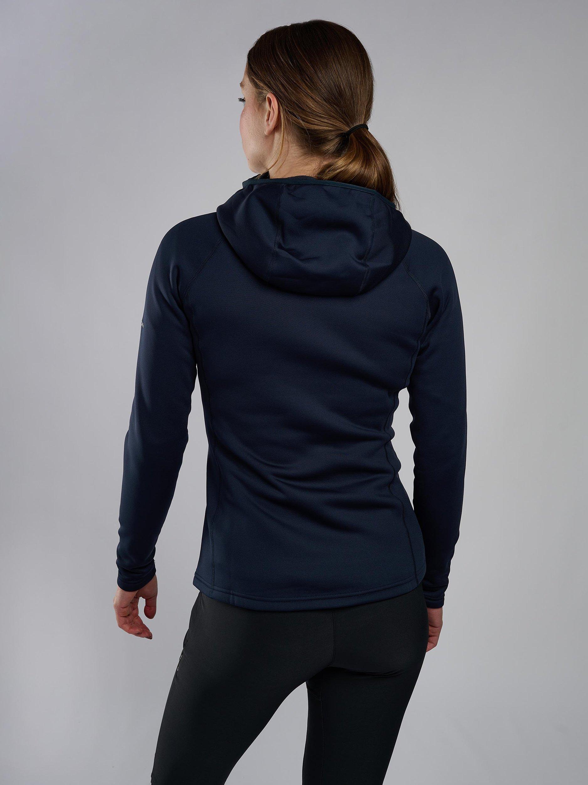 Product image 4 of 7, which shows Montane Fury Full Zip Fleece Hoodie, Eclipse Blue, 8