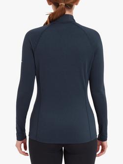 Montane Dart XT Thermal Zip Neck Long Sleeved Top - view 2, Eclipse Blue