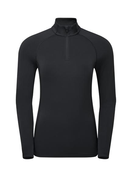 Montane Dart XT Thermal Zip Neck Long Sleeved Top, Black