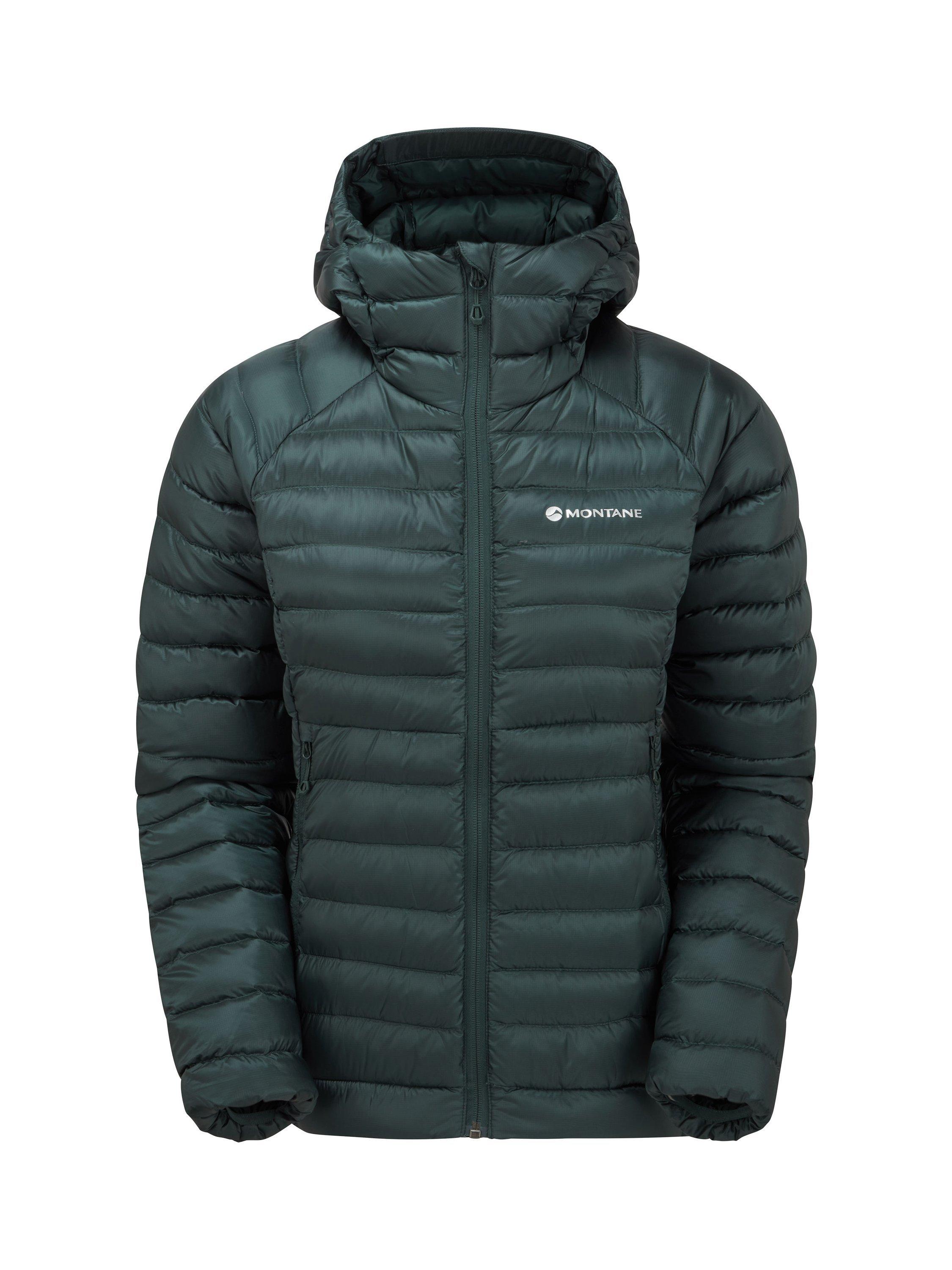 Product image 2 of 10, which shows Montane Anti-Freeze Women's Recycled Packable Down Jacket, Deep Forest, 8