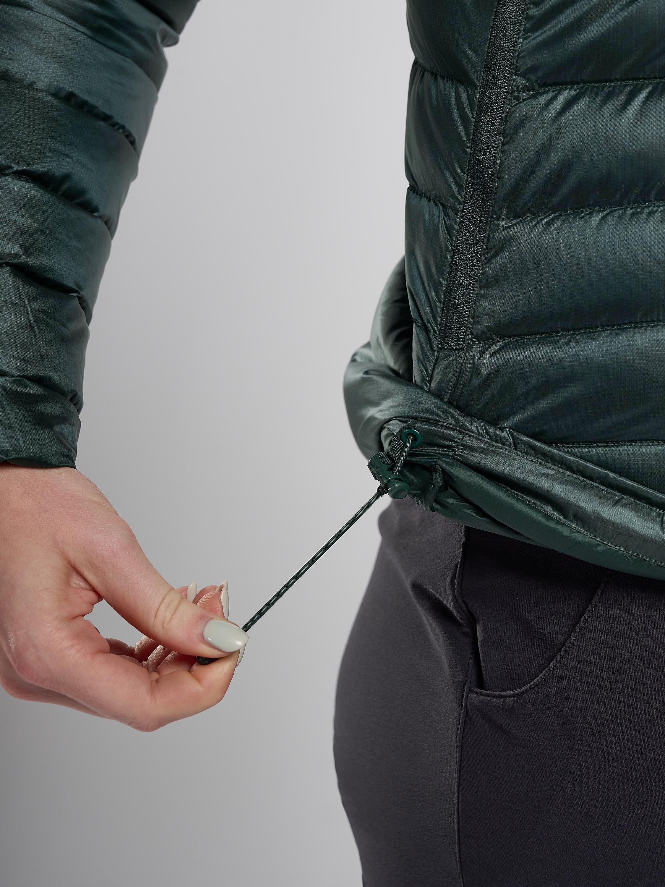 Product image 7 of 10, which shows Montane Anti-Freeze Women's Recycled Packable Down Jacket, Deep Forest, 8