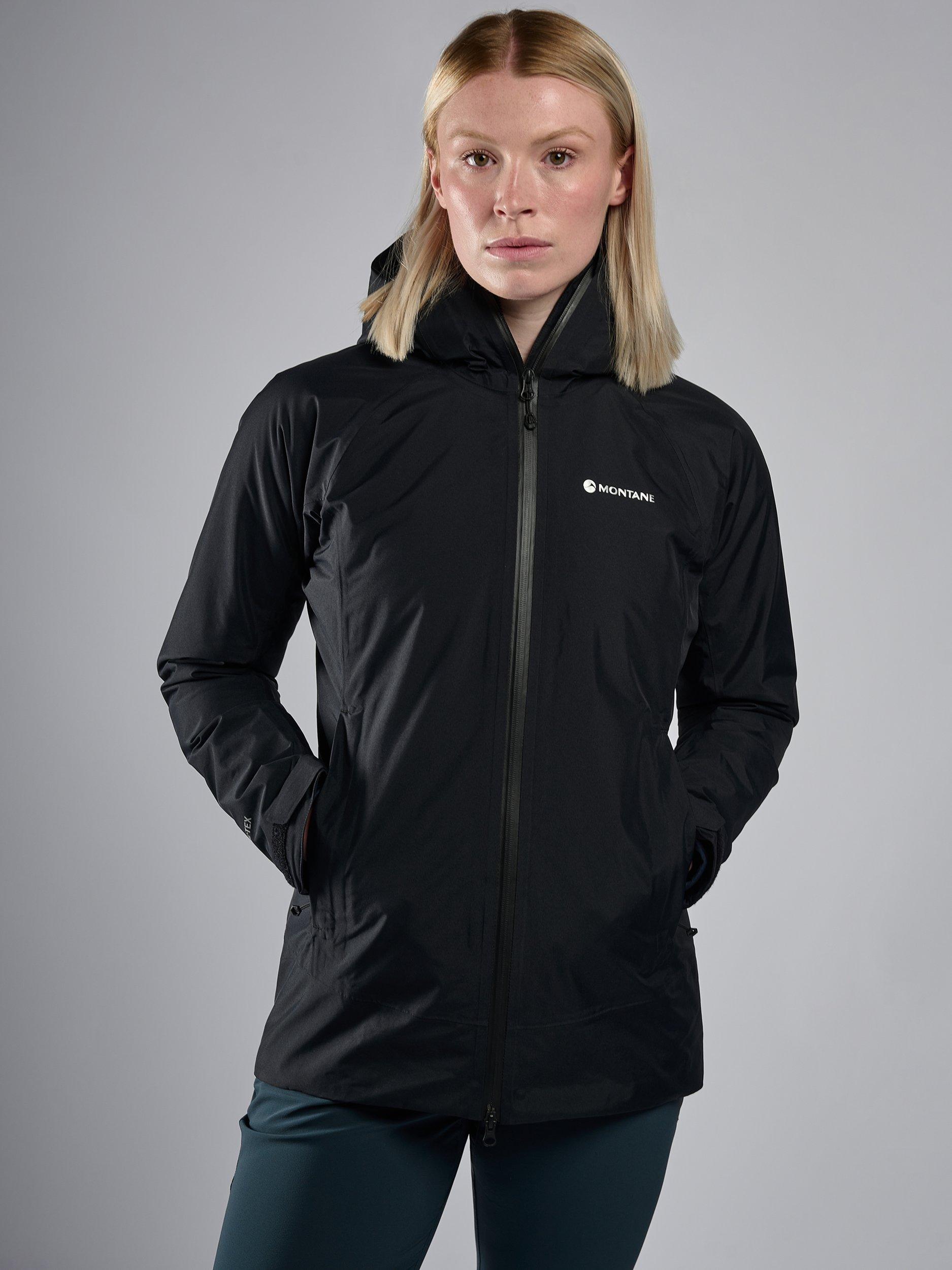 Product image 1 of 8, which shows Montane Duality Lite Women's Gore-Tex Waterproof Insulated Jacket, Black, 8