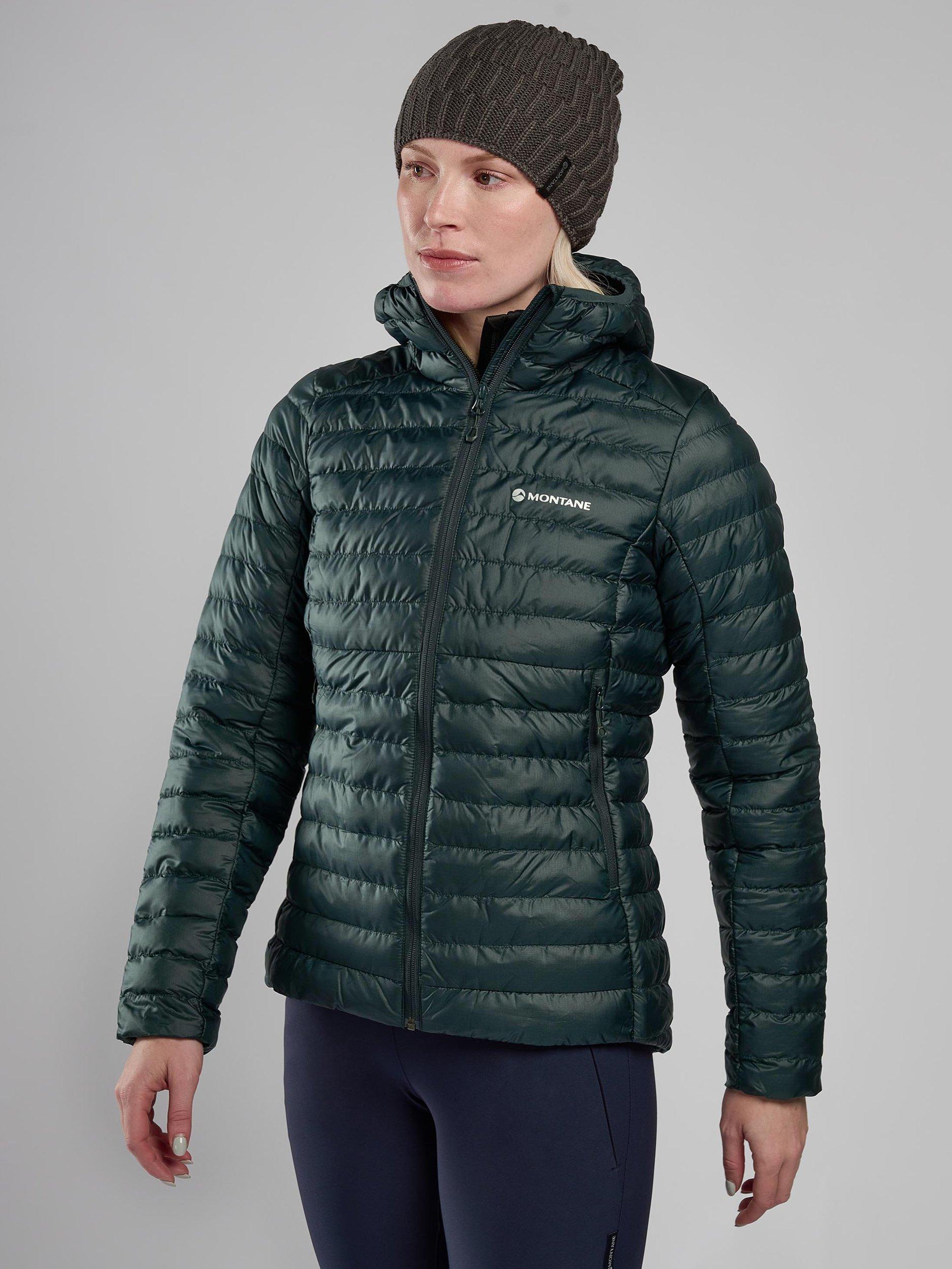 Product image 4 of 10, which shows Montane Icarus Hooded Jacket, Deep Forest, 8